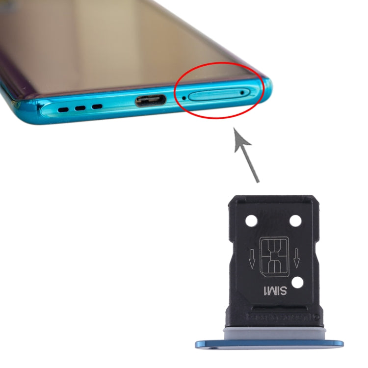 Per OPPO Trova X2 Vassoio scheda SIM + Vassoio scheda SIM, For OPPO Find X2(Double Card) Per OPPO Trova X2 Vassoio scheda SIM + Vassoio scheda SIM, For OPPO Find X2(Double Card)
